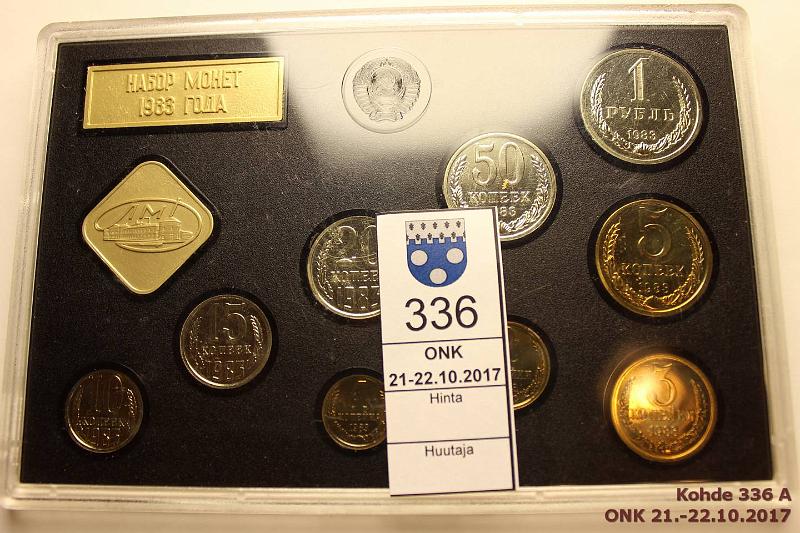 k-0336-a.jpg - Kohde 336, lhthinta: 10 € / myyntihinta: 42 € Rahasarja 1983 1,2,3,5,10,15,20,50 kop ja 1 rpl. Leningrad mint, muovikotelossa, kunto: 9