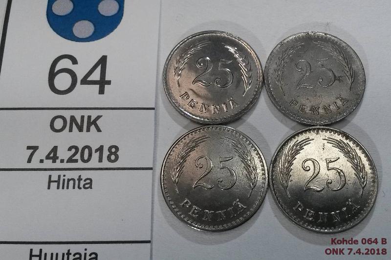k-0064-b.jpg - Kohde 64 (kuva 2/2), lhthinta: 8 € / myyntihinta: 9 € 25 p 1943-45 (4) Fe, 1943(2), -44, -45 terv(eprvja), kunto: 7-9