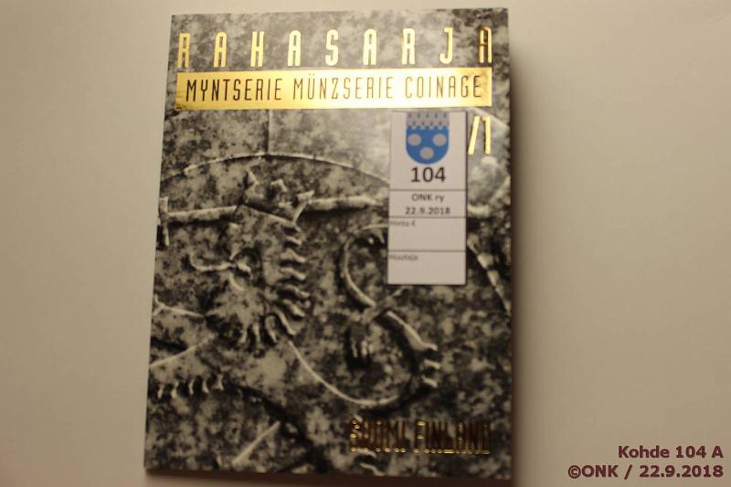 k-0104-a.jpg - Kohde 104, l�ht�hinta: 5 &euro; / myyntihinta: 7 &euro; 1999 I BU, kunto: 9