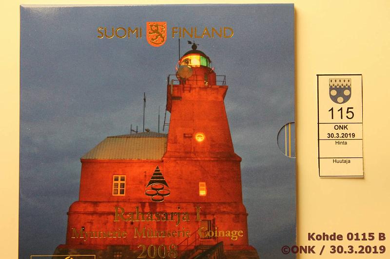 k-0115-b.jpg - Kohde 115 (kuva 2/2), l�ht�hinta: 10 &euro; / myyntihinta: 10 &euro; 2008 (2) BU, I+II, kunto: 9