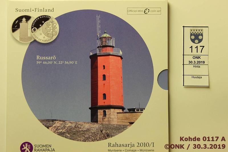 k-0117-a.jpg - Kohde 117 (kuva 1/2), l�ht�hinta: 15 &euro; / myyntihinta: 18 &euro; 2010 (3) BU, I+II+Jubilee, kunto: 9