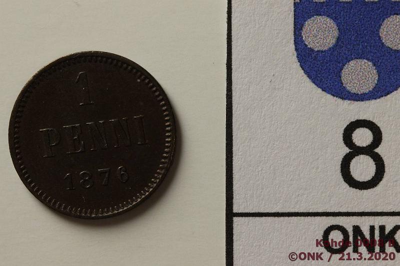 k-0008-b.jpg - Kohde 8, lhthinta: 5 € / myyntihinta: 12 € 1 p 1876 Eprv, kunto: 7