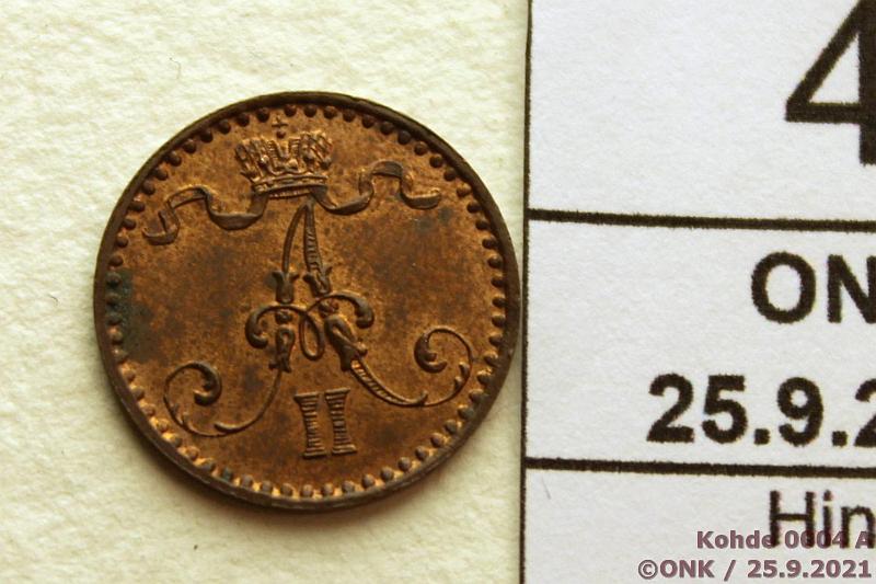 k-0004-a.jpg - Kohde 4 (kuva 1/3), l�ht�hinta: 75 &euro; / myyntihinta: 75 &euro; 1 p 1867 SNY 4.2, hpja, reilusti leimakiiltoa, eritt�in kaunis!, kunto: 8