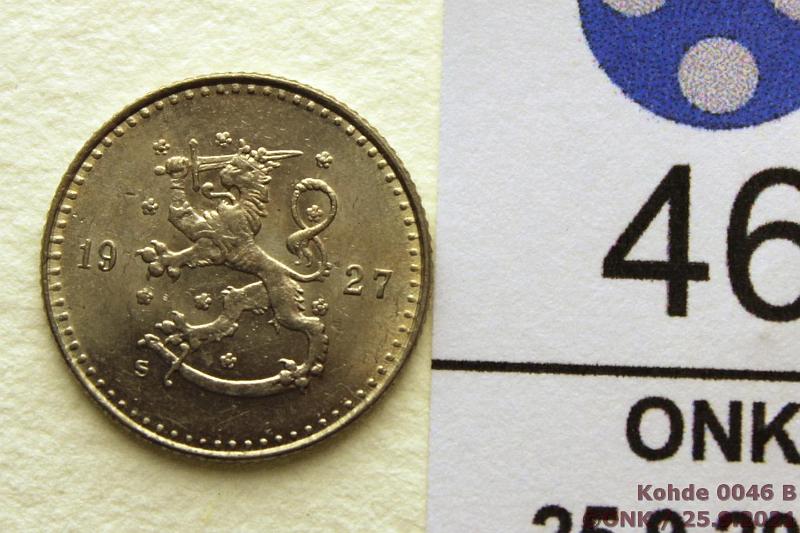 k-0046-b.jpg - Kohde 46 (kuva 2/2), lhthinta: 10 € / myyntihinta: 22 € 25 p 1927 Loistelias!, kunto: 9