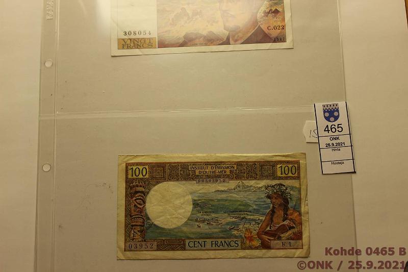 k-0465-b.jpg - Kohde 465 (kuva 2/2), lhthinta: 10 € / myyntihinta: 37 € Kansio, n. 150 kpl 1900-2000 luvut Siistiss kansiossa 24 setelilehdell vlilehtineen posin kiertneit maailman seteleit. Eniten Venj/NL, lisksi ainakin Arabiemiirikunnat, Japani, Ranska, Belgia, Itvalta, Espanja, Egypti, Kypros, Brasilia, Jordania, Kiina, Italia, Jugoslavia, Kreikka, DDR, Puola, Kenia, Irak, Indonesia, Venezuela, kunto: 3-7