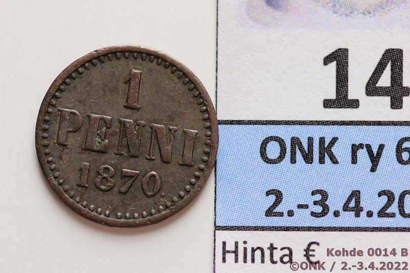 k-0014-b.jpg - Kohde 14 (kuva 2/2), lhthinta: 50 € / myyntihinta: 50 € 1 p 1870 Likaa, kunto: 4/5
