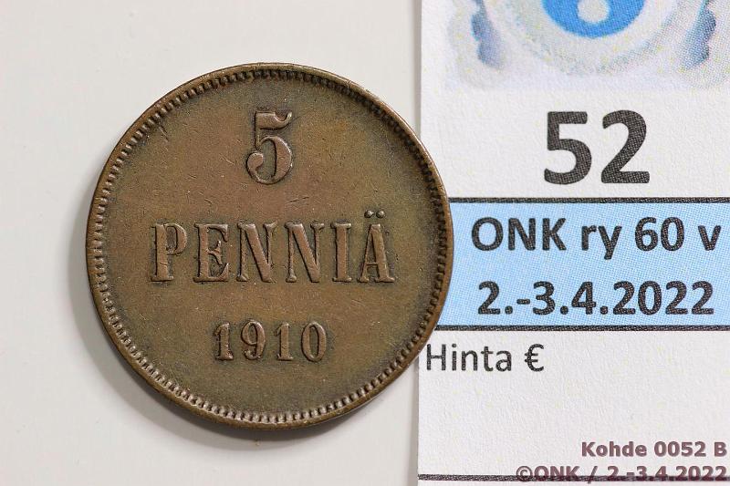 k-0052-b.jpg - Kohde 52 (kuva 2/2), lhthinta: 30 € / myyntihinta: 30 € 5 p 1910, kunto: 5