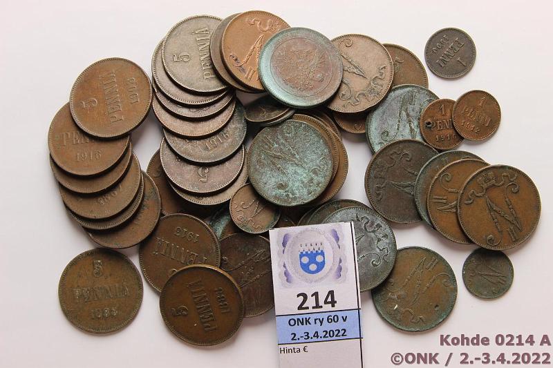 k-0214-a.jpg - Kohde 214, lhthinta: 15 € / myyntihinta: 15 € 1 - 5 p 1867-1917 (53) 1p 1900, -05, -09(2), -11, -12, -13(2), -15, -16(3), -17; 5p 1867(2), -72, -73, -88(3), -97, -99(3), 1901(3), -05(2), -06(4), -07, -08(4), -12, -13(2), -14(2), -15(2), -16(6), -17I+II. Vanhemmissa vikoja, kunto: 2-7