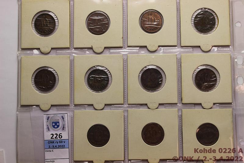 k-0226-a.jpg - Kohde 226 (kuva 1/2), lhthinta: 6 € / myyntihinta: 6 € 10 p 1919-40 (19) kaikki v:t, kunto: 6-7