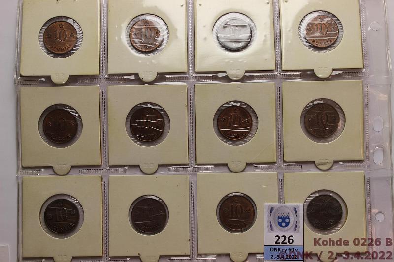 k-0226-b.jpg - Kohde 226 (kuva 2/2), lhthinta: 6 € / myyntihinta: 6 € 10 p 1919-40 (19) kaikki v:t, kunto: 6-7