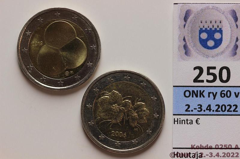 k-0250-a.jpg - Kohde 250 (kuva 1/2), lhthinta: 45 € / myyntihinta: 45 € 2 € 2006, -19 Suomi, vr kartta + Hallitusmuoto, kunto: 7, 8