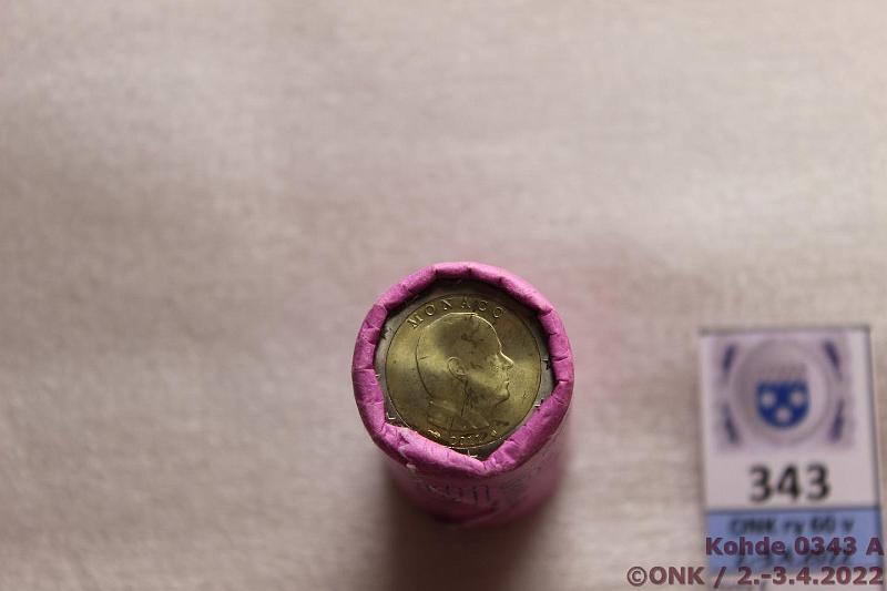 k-0343-a.jpg - Kohde 343 (kuva 1/2), lhthinta: 85 € / ei tarjouksia 2 € 2011 Monaco kyttraha, kunto: 9