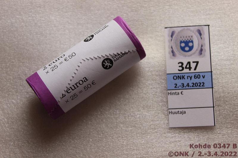 k-0347-b.jpg - Kohde 347 (kuva 2/2), lhthinta: 60 € / myyntihinta: 66 € 2 € erikoislynti 2013 Suomi, Valtiopivt, kunto: 9