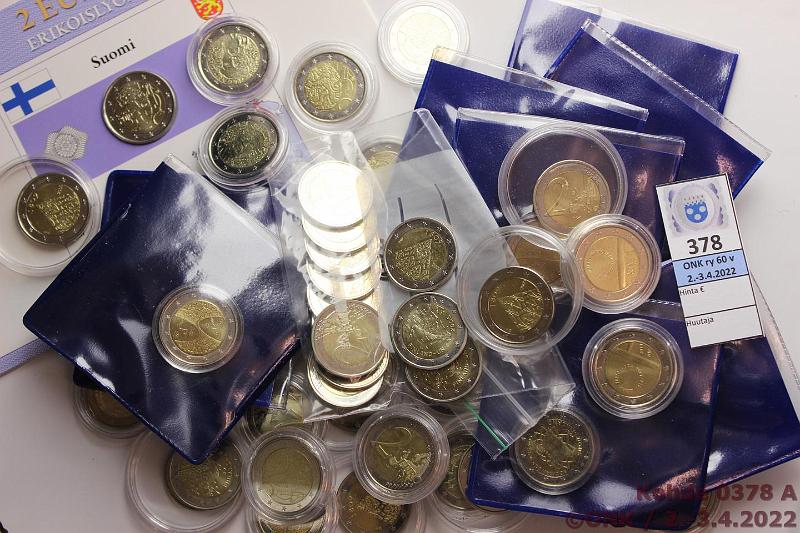 k-0378-a.jpg - Kohde 378, lhthinta: 130 € / myyntihinta: 130 € 2 € erikoislynti 2005-14 (56) Suomi, 12 eril., suurin osa kaps., kunto: 9