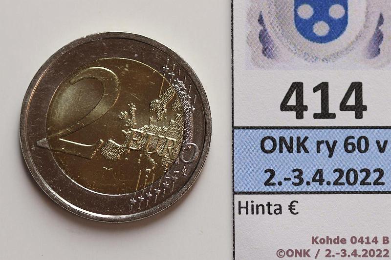 k-0414-b.jpg - Kohde 414 (kuva 2/2), lhthinta: 5 € / myyntihinta: 5 € 2 € erikoislynti 2019 Suomi, Hallitusmuoto, kunto: 8