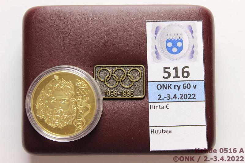 k-0516-a.jpg - Kohde 516 (kuva 1/2), lhthinta: 600 € / myyntihinta: 820 € Itvalta 1000 sch 1986 KM#3028 Au, Proof, 16,97g/916, Innsbruck Olympics, kotelo, kunto: 9