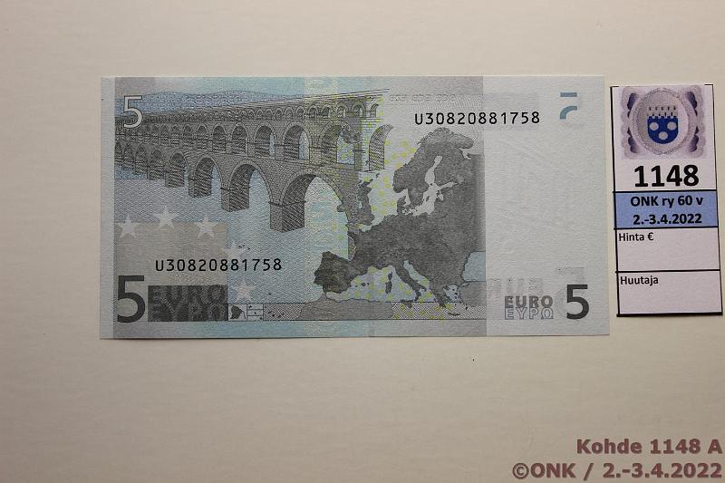 k-1148-a.jpg - Kohde 1148, lhthinta: 8 € / ei tarjouksia Ranska 1/2/U/L30 U.. Tri L030 J3, variantti B, kunto: 9
