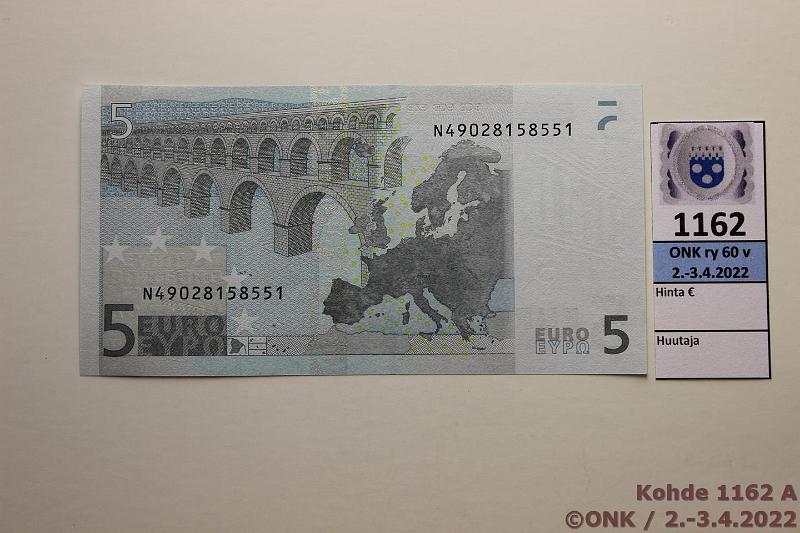 k-1162-a.jpg - Kohde 1162, lhthinta: 15 € / ei tarjouksia Itvalta 1/1/N/F2 N.. Dui F002 I4, kunto: 9