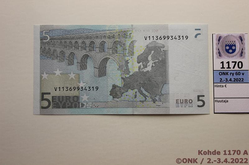 k-1170-a.jpg - Kohde 1170, lhthinta: 20 € / myyntihinta: 20 € Espanja 1/2/V/M9 V11369934319 Tri M009 E1, kunto: 9