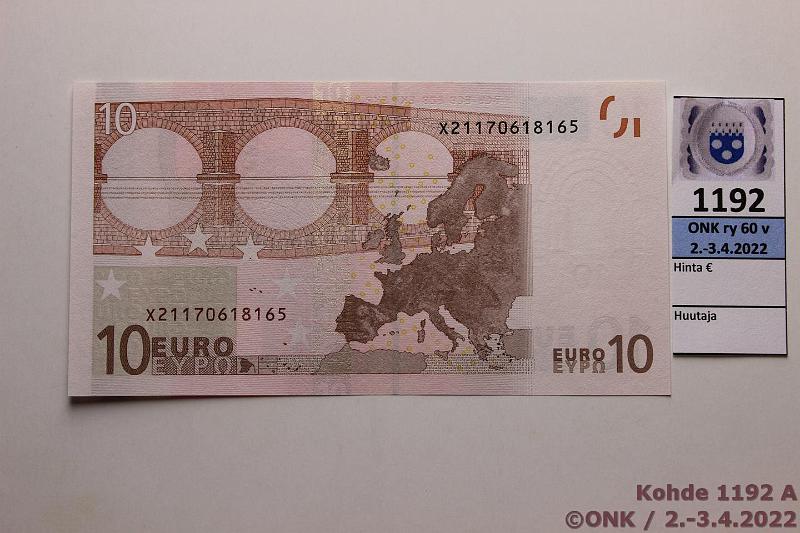 k-1192-a.jpg - Kohde 1192, lhthinta: 30 € / myyntihinta: 40 € Saksa 2/1/X/P4 X.. Dui P004 H3, kunto: 9
