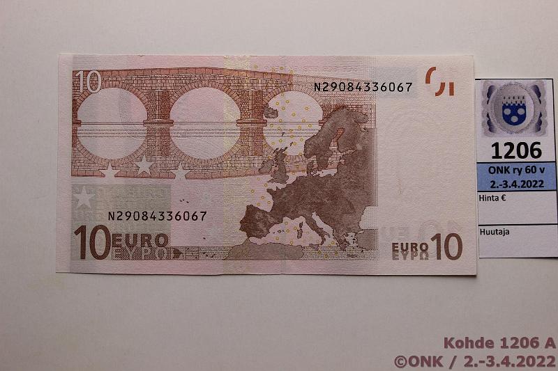 k-1206-a.jpg - Kohde 1206, lhthinta: 20 € / myyntihinta: 30 € Itvalta 2/1/N/F5 N.. Dui F005 I2, pintaeloa, kunto: 9