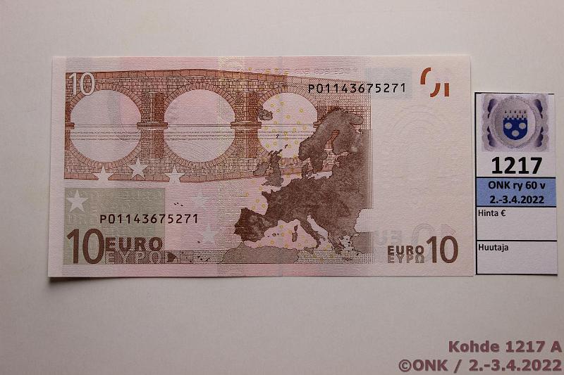 k-1217-a.jpg - Kohde 1217, lhthinta: 60 € / myyntihinta: 60 € Hollanti 2/1/P/P1 P01143675271 Dui P001 D6, kunto: 9