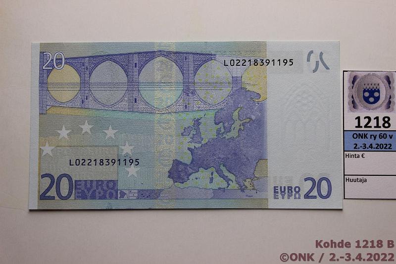 k-1218-b.jpg - Kohde 1218 (kuva 2/2), lhthinta: 38 € / myyntihinta: 38 € Suomi 3/1/L/D1 L02218391195 Dui D001 A3, kunto: 9