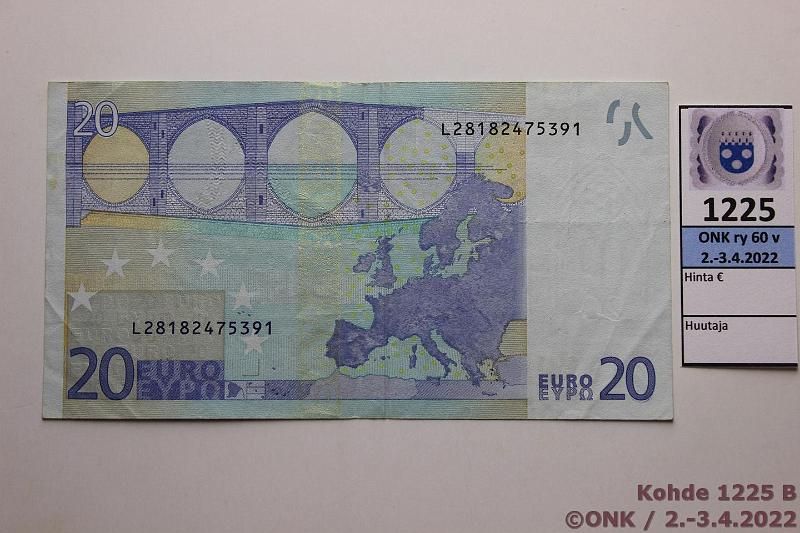 k-1225-b.jpg - Kohde 1225 (kuva 2/2), lhthinta: 40 € / myyntihinta: 70 € Suomi 3/2/L/G6 L28182475391 Tri G006 G3, harvinainen laatta, kunto: 4