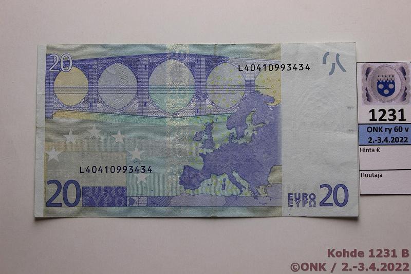 k-1231-b.jpg - Kohde 1231 (kuva 2/2), lhthinta: 50 € / myyntihinta: 75 € Suomi 3/3/L/R23 L40410993434 Dra R023 I1, vaikea laatta, kunto: 5