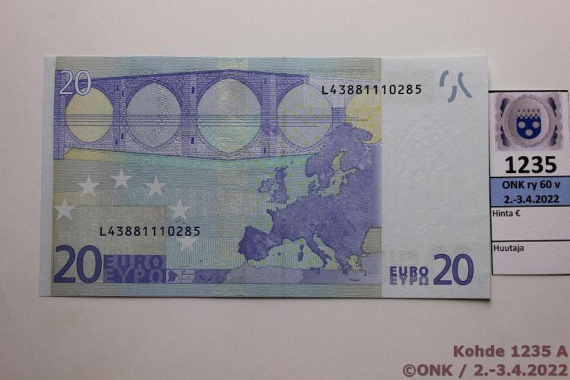 k-1235-a.jpg - Kohde 1235, lhthinta: 32 € / myyntihinta: 46 € Suomi 3/3/L/R30 L43881110285 Dra R030 B2, ep lask jlki, kunto: 9