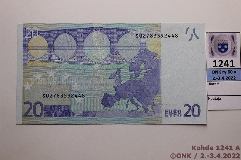 k-1241-a.jpg - Kohde 1241, lhthinta: 50 € / myyntihinta: 50 € Italia 3/1/S/J2 S02783592448 Dui J002 I1, kunto: 9