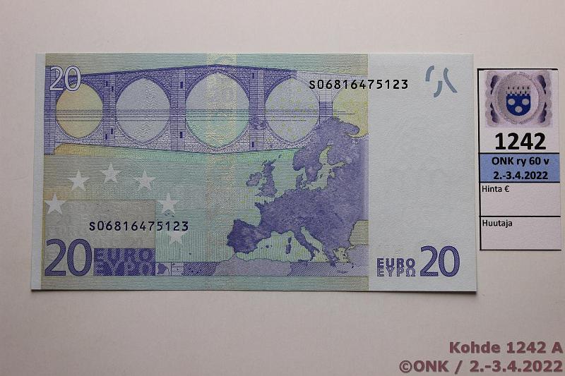 k-1242-a.jpg - Kohde 1242, lhthinta: 30 € / myyntihinta: 30 € Italia 3/1/S/J5 S.. Dui J005 G6, kunto: 8