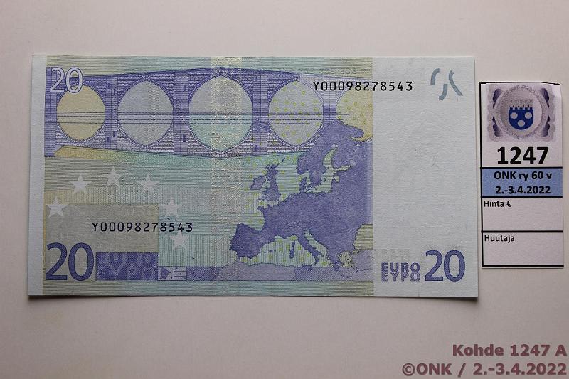 k-1247-a.jpg - Kohde 1247, lhthinta: 30 € / ei tarjouksia Kreikka 3/1/Y/N1 Y00098278543 Dui N001 E1, ep aaltoa reunassa, kunto: 8