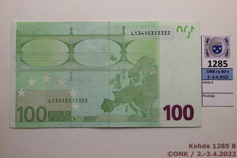 k-1285-b.jpg - Kohde 1285 (kuva 2/2), lhthinta: 140 € / myyntihinta: 140 € Suomi 5/1/L/D2 L13410313322 Dui D002 A2, kunto: 8
