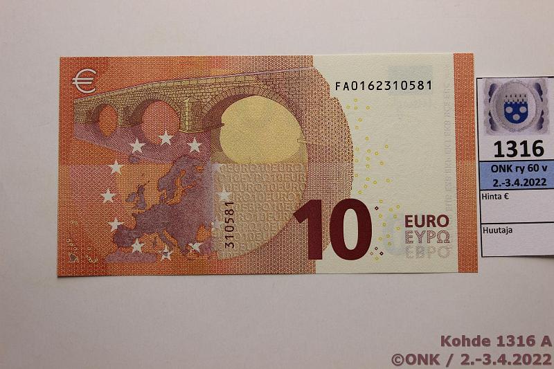 k-1316-a.jpg - Kohde 1316, lhthinta: 18 € / myyntihinta: 18 € Bulgaria/Ranska 2/3/F1 FA0162310581 Dra F001 A1, kunto: 9