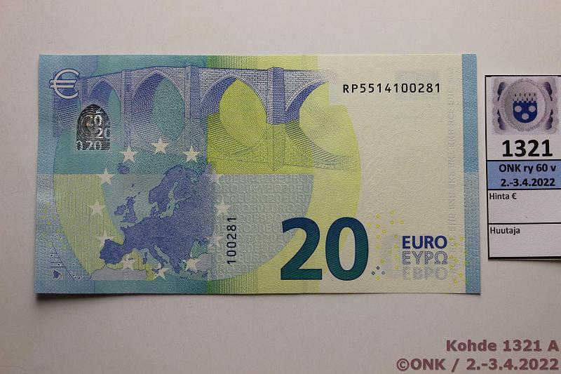 k-1321-a.jpg - Kohde 1321, lhthinta: 28 € / myyntihinta: 28 € Saksa 3/4/R21 RP5514100281 LAGARDE R021 G1, kunto: 9