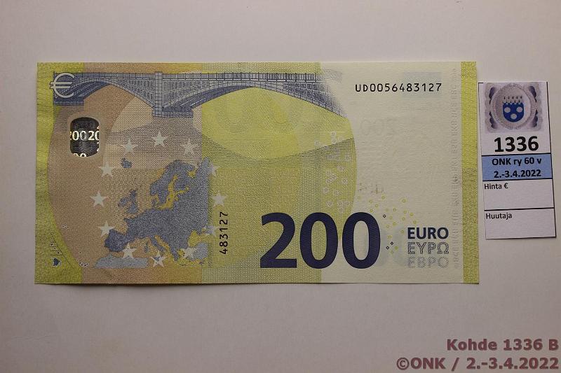 k-1336-b.jpg - Kohde 1336 (kuva 2/2), lhthinta: 230 € / myyntihinta: 230 € Ranska 6/3/U3 UD0056483127 Dra U003 G4, painauma, kunto: 9