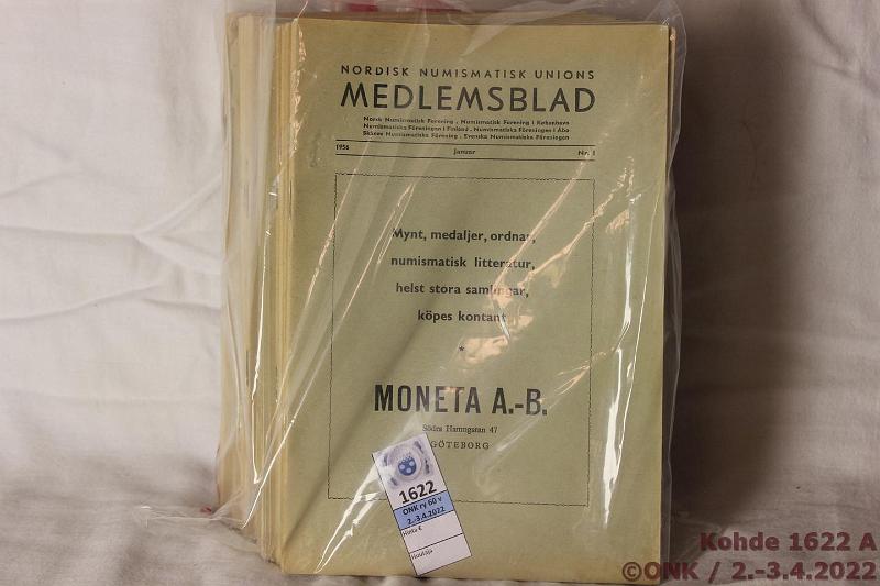 k-1622-a.jpg - Kohde 1622, lhthinta: 5 € / myyntihinta: 5 € NNUM 1956-60 Vsk, kunto: Siistej