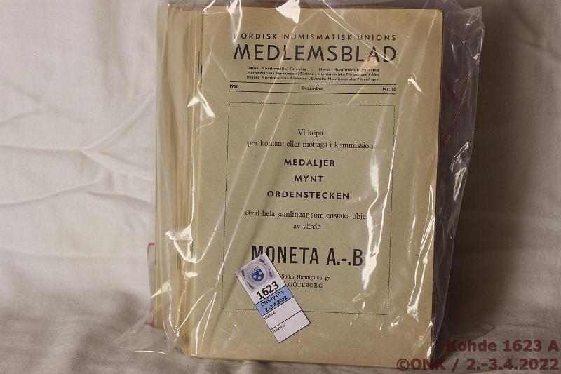 k-1623-a.jpg - Kohde 1623, lhthinta: 5 € / myyntihinta: 5 € NNUM 1961-65 Vsk, puuttuu nrot 1 ja 2/1961, kunto: Siistej