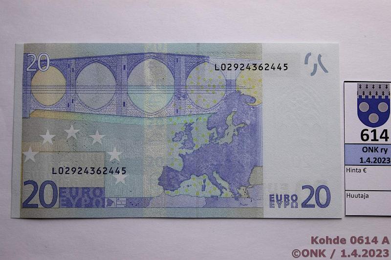 k-0614-a.jpg - Kohde 614 (kuva 1/2), l�ht�hinta: 45 &euro; / ei tarjouksia Suomi 3/1/L/D1 L02924362445 Dui D001 A4, kunto: 9