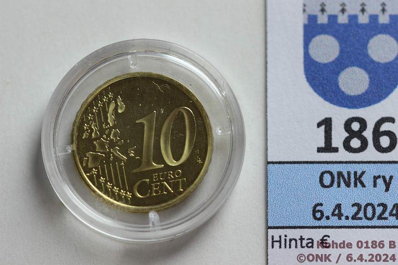 k-0186-b.jpg - Kohde 186 (kuva 2/2), lhthinta: 20 € / ei tarjouksia 10 c 2004 Monaco, Proof, kapseli, kunto: 10