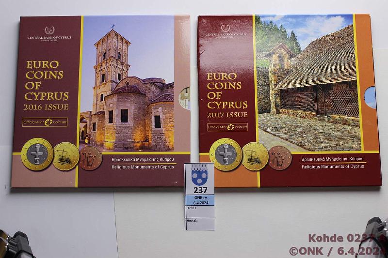 k-0237-a.jpg - Kohde 237 (kuva 1/2), lhthinta: 50 € / myyntihinta: 50 € Kypros 2016-20 (5) BU, -16, -17, -18, -19, -20, kunto: 9