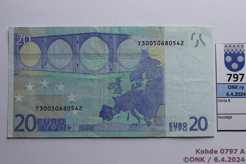 k-0797-a.jpg - Kohde 797 (kuva 1/2), l�ht�hinta: 50 &euro; / ei tarjouksia Irlanti 3/1/T/K2 T30050680542 Dui K002 B4, harvinainen laatta, kunto: 4