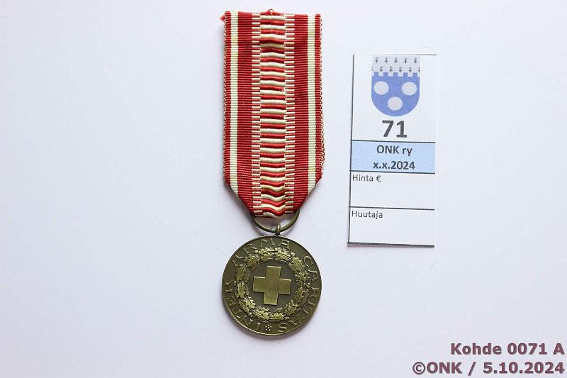 k-0071-a.jpg - Kohde 71 (kuva 1/2), lhthinta: 10 € / ei tarjouksia SPR pronssinen am ex-PHN 1987, kunto: 8