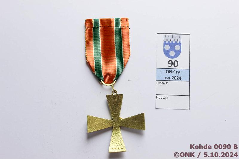 k-0090-b.jpg - Kohde 90 (kuva 2/2), lhthinta: 50 € / myyntihinta: 120 € RVL ar Nauha m / -68, Sporrong, kunto: 9