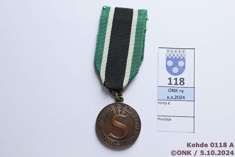 k-0118-a.jpg - Kohde 118 (kuva 1/2), lhthinta: 10 € / myyntihinta: 21 € Sk am n:o 1448, ex-HNY 1994, kunto: 8
