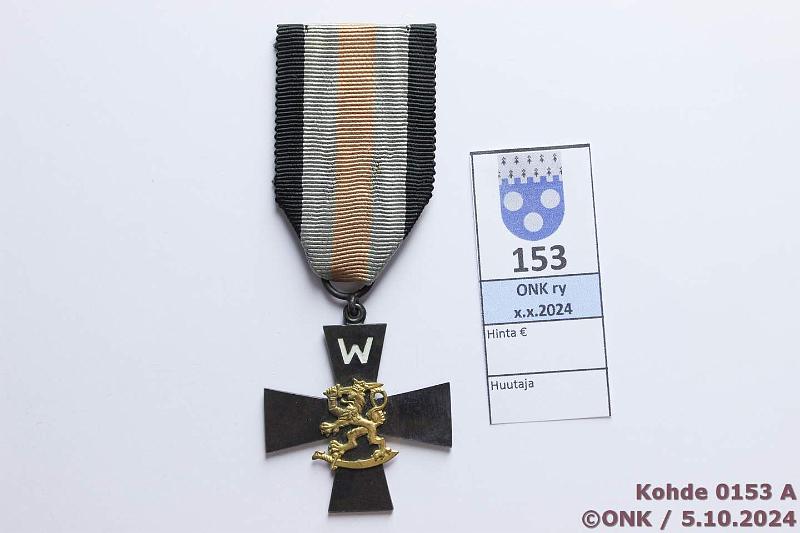 k-0153-a.jpg - Kohde 153 (kuva 1/2), lhthinta: 60 € / myyntihinta: 77 € Vilppulan risti, kunto: 8
