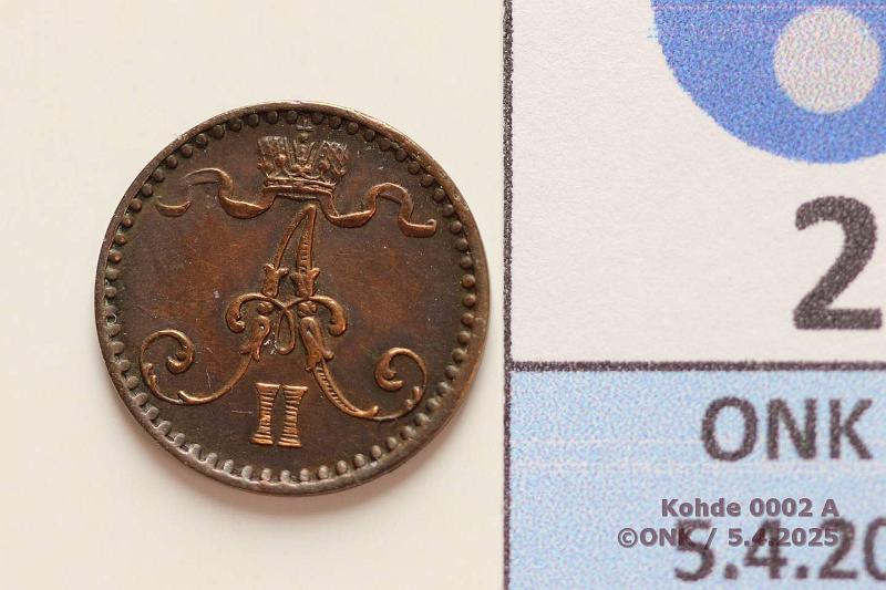 k-0002-a.jpg - Kohde 2 (kuva 1/2), lhthinta: 50 € / myyntihinta: 50 € 1 p 1865 SNY 2.2 Aikoinaan puhd, kunto: 6