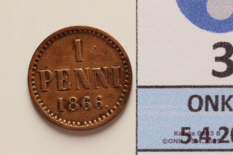 k-0003-b.jpg - Kohde 3 (kuva 2/2), lhthinta: 15 € / myyntihinta: 15 € 1 p 1866 SNY 3.2.1 Arvopuoli puhd, kunto: 5