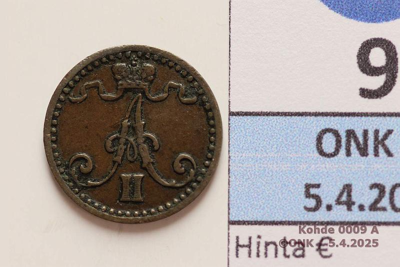 k-0009-a.jpg - Kohde 9 (kuva 1/2), lhthinta: 50 € / myyntihinta: 50 € 1 p 1871 SNY 7.1.1, kunto: 4/5